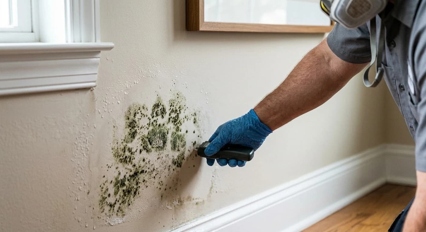 Professional water damage restoration work - What Are the Health Risks?